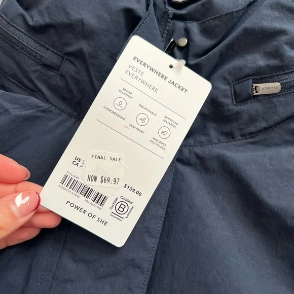 Athleta everywhere Jacket NWT - Picture 5 of 5